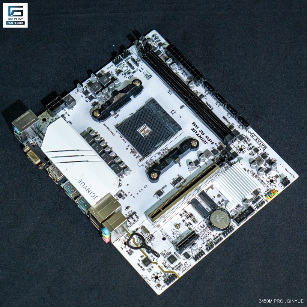 Bo mạch chủ JGINYUE B450M PRO ARGB DDR4 AMD AM4 | New - Chính Hãng BH 36T