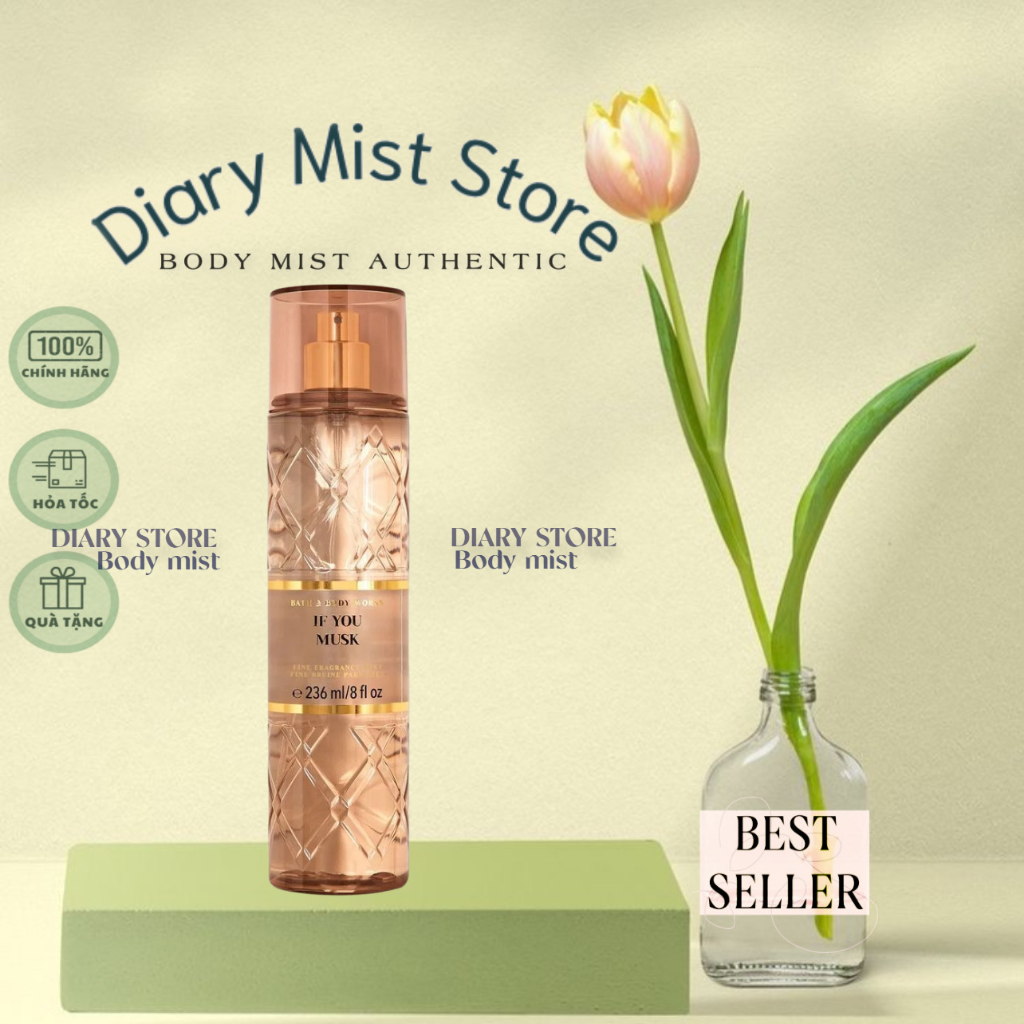 𝐃𝐢𝐚𝐫𝐲𝐦𝐢𝐬𝐭.𝐬𝐭𝐨𝐫𝐞 Xịt Thơm Toàn Thân Bath & Body Works - IF YOU MUSK