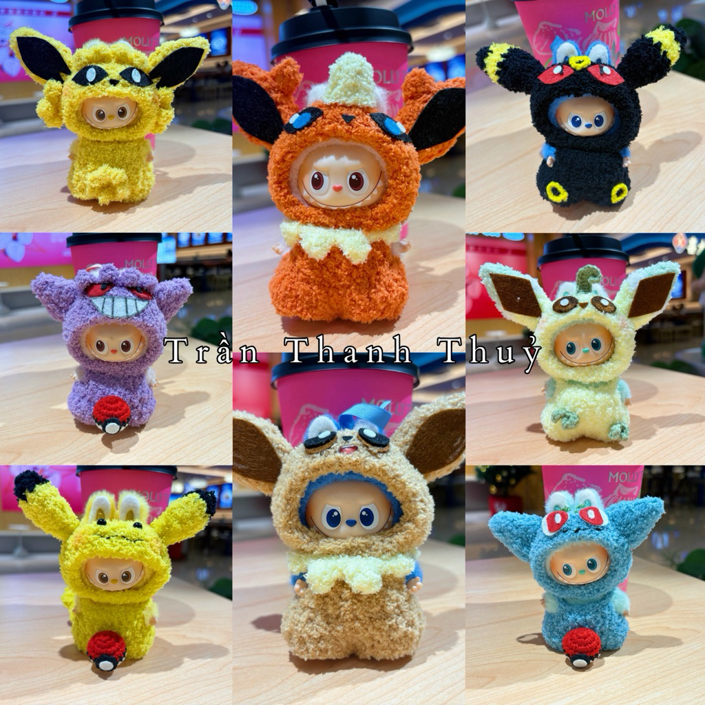 OUTFIT QUẦN ÁO CHO LABUBU V4 MINI POKEMON