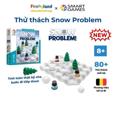 Đồ chơi trí tuệ SmartGames Snow Problem 8+, Thử thách logic rèn tư duy não bộ