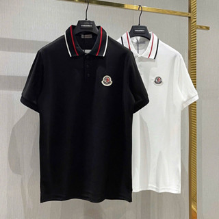  Áo polo nam nữ cổ bẻ PB cotton gai cá sấu thân trơn thêu logo mũ ngực phối sọc cổ basic boy phố 