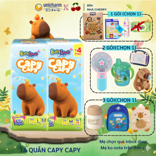 Bỉm tã quần BABY LOVE CAPY CAPY cho bé size M L XL 2XL XXXL 4XL 5XL siêu tiết kiệm của UNICHARM BOBBY tã quần bigsize 