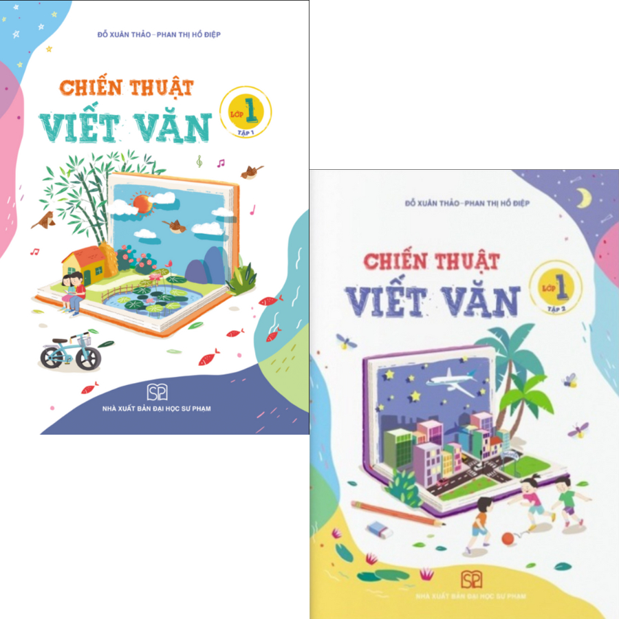 Sách - Chiến thuật Viết Văn Lớp 1 (2 cuốn: Tập 1 + 2)