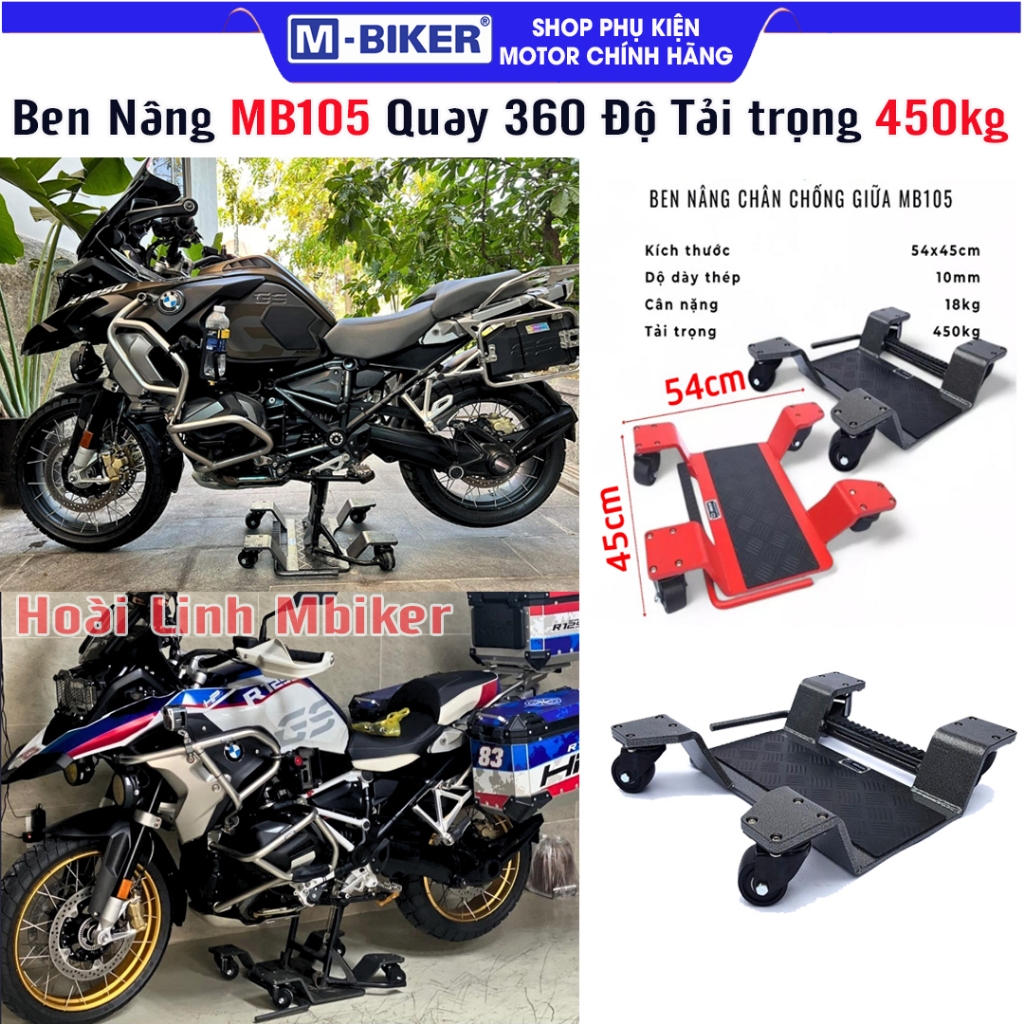 Ben Nâng 105 Cho BMW GS1250  Ben 105 Nâng Xe GS1250 Chắc Chắn, An Toàn Khi Bảo Dưỡng