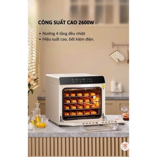 Lò Nướng Bánh Và Thực Phẩm UKOEO 80S Dung Tích 60L Có Đối Lưu - Bảo Hành 12 Tháng