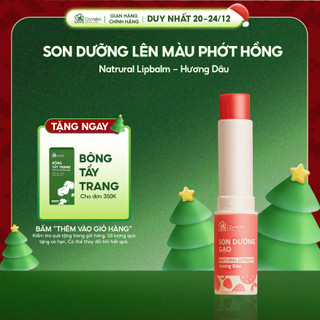  Son Dưỡng Môi Có Màu Gạo Hương Dâu Mềm Môi Chống Khô Nẻ Cỏ Mềm 3,6g 