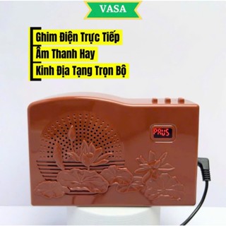  Hàng Loại A - Máy Tụng Kinh VASA Mẫu Bàn Nâu Kinh Địa Tạng Kinh Dược Sư Kinh Vu Lan Kinh A Di Đà 