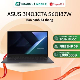 Laptop ASUS B1403CTA Core3-N355/8GB/512GB/TPM/14"FHD/WF6E/BT5/3C42WWHr/W11H/2Y-OSS/XÁM(B1403CTA-S60187W)