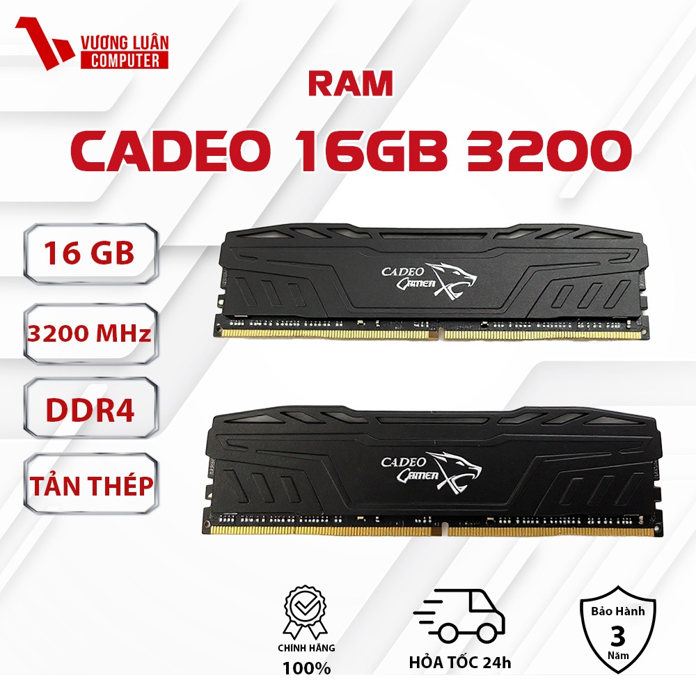 Ram máy tính CADEO 16GB 3200Mhz
