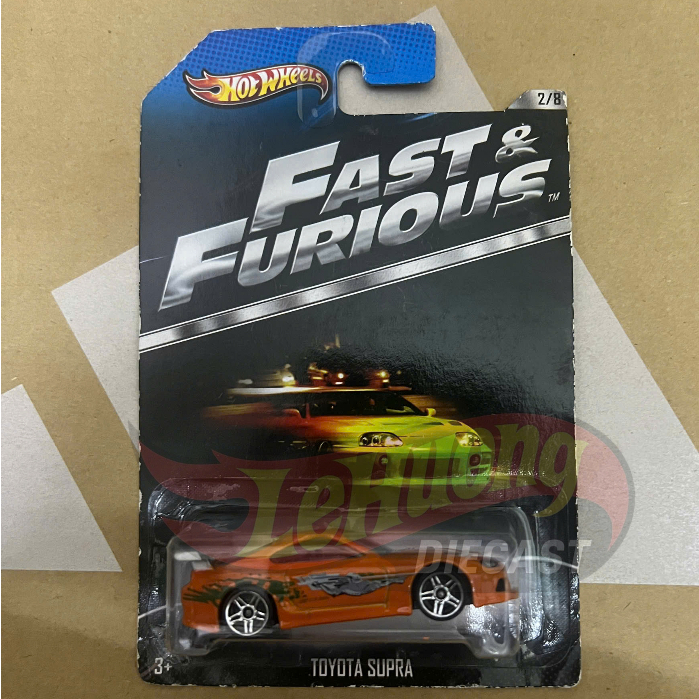 LeHuong Diecast - Xe mô hình Hot Wheels Toyota Supra 2/8