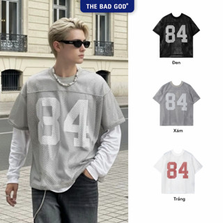  Áo Thun Lưới Nam Nữ The Bad God 84 Rising Form Boxy Áo Phông Unisex Local Brand 