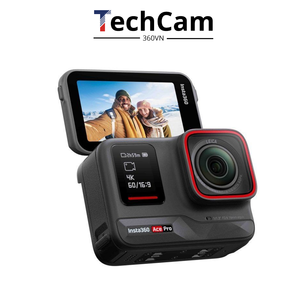 Insta360 Ace Pro Standard Bundle - Camera Hành Động 8K/24fps, Chụp 48MP, Màn Hình 2.4 Inch