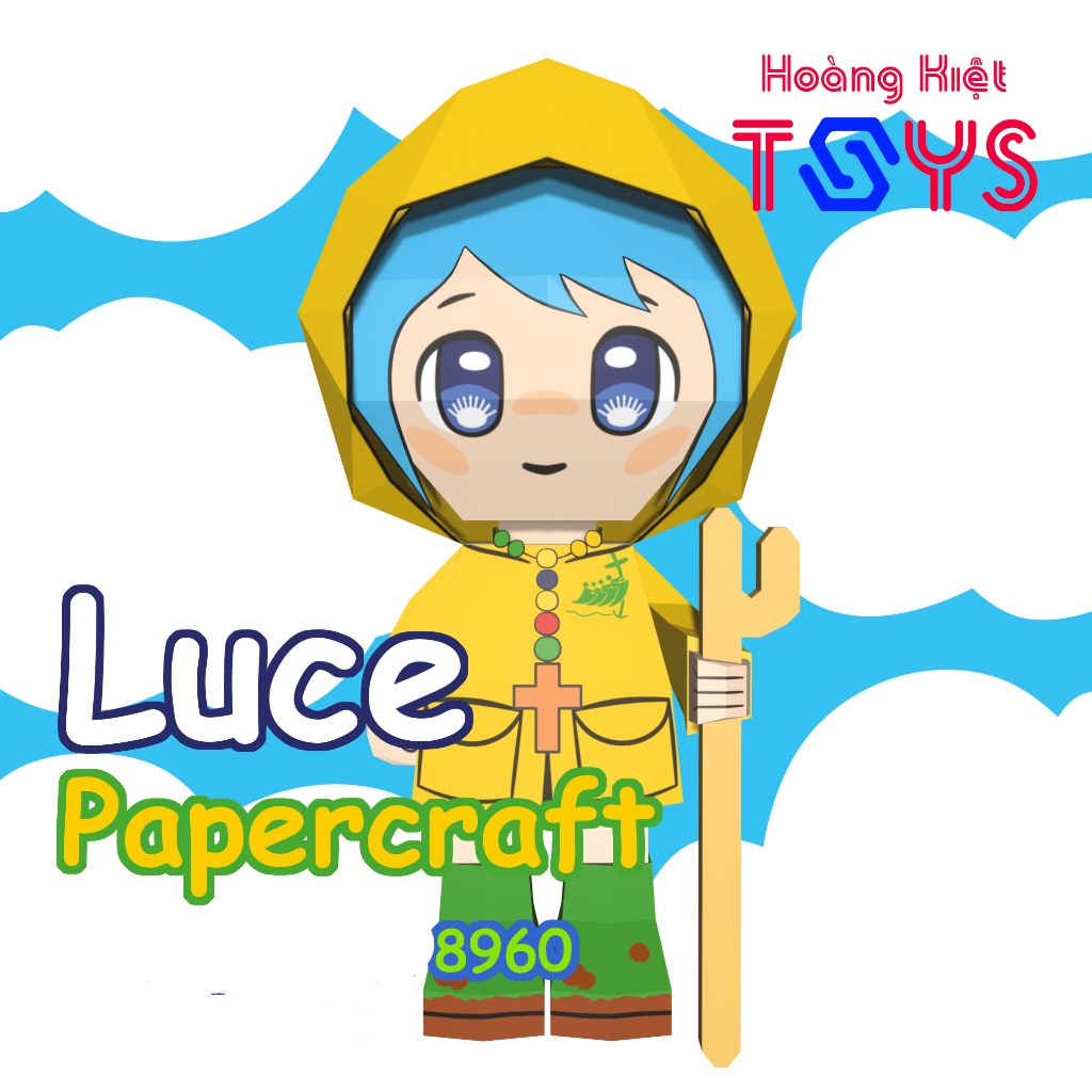 Mô hình giấy Luce [Vatican Mascot]