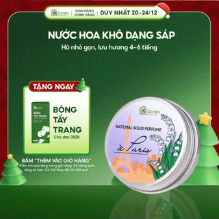  Nước Hoa Khô Thiên Nhiên À Paris Thanh Lịch Hương Hoa Lan Chuông Mơ Chín  TẶNG kèm Túi Vải nhỏ  Cỏ Mềm 10g 
