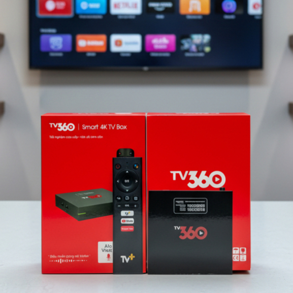 TV Box Viettel B866V2F - Android TV 12, Điều Khiển Giọng Nói,Hỗ Trợ Tất Cả Nhà Mạng