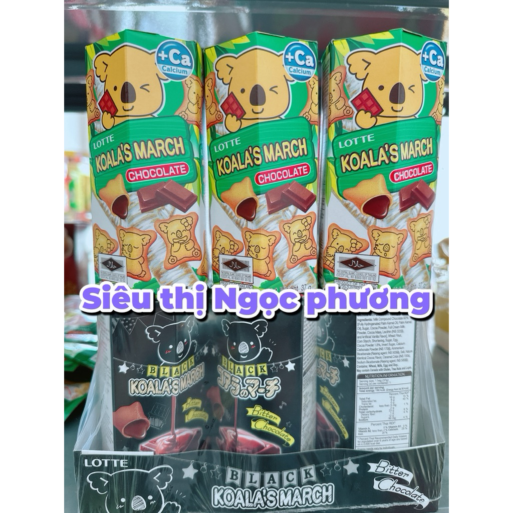 Bánh Gấu Lotte Koala's March Đủ Vị (Lốc 6 hộp)