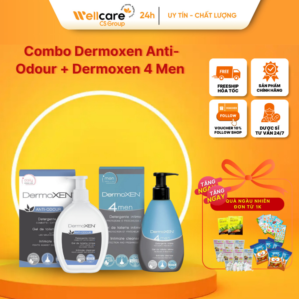 Combo Dermoxen Anti-Odour + Dermoxen 4 Men