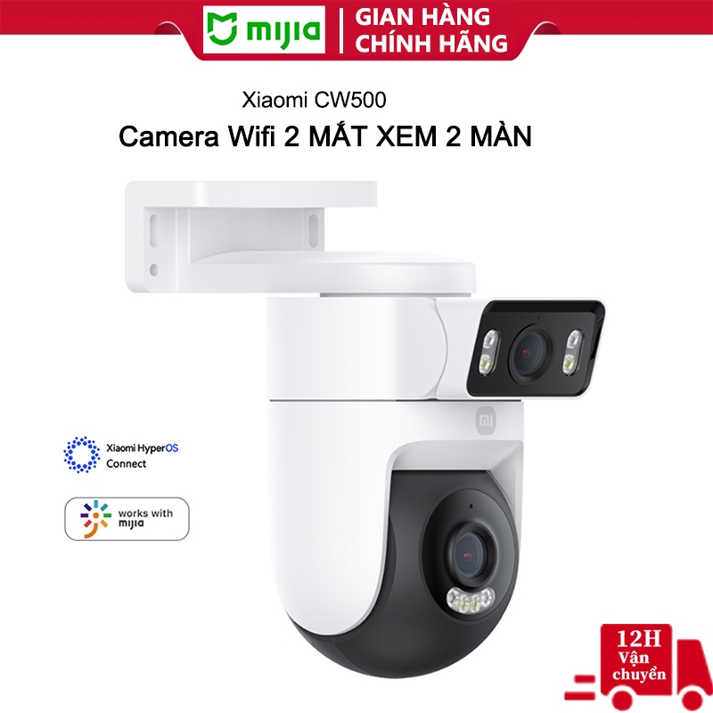 Camera Quan Sát Ngoài Trời Xiaomi CW500 - Giám Sát Toàn Diện 180°, Phát Hiện Chuyển Động & Ánh Sáng