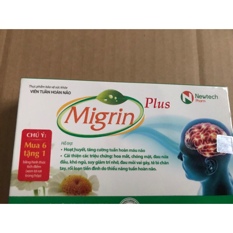 MIGRIN Plus ( Kiểm soát hội chứng đau nữa đầu và đau đầu mạn tính