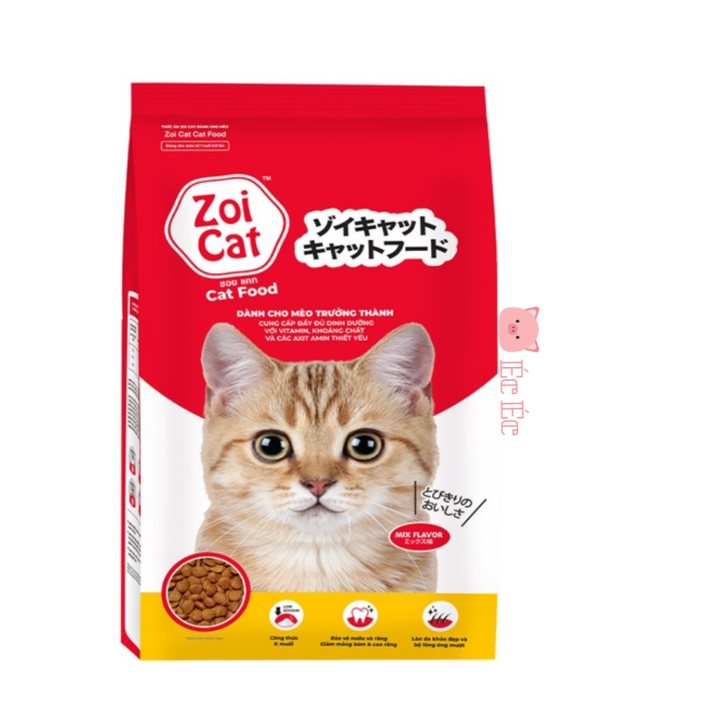 (Éc Éc) Thức ăn Mèo Zoi Cat gói 1kg