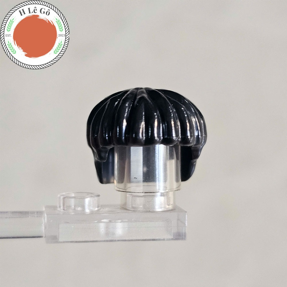 Phụ kiện tóc nam kiểu gáo dừa màu đen cho Mini hàng mới