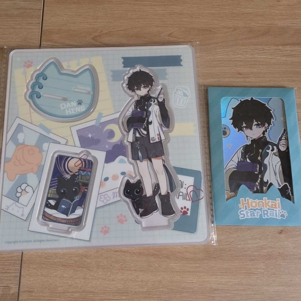 (Chính hãng) HSR DanHeng card standee bé trai Honkai Star Rail