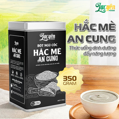 Bột Ngũ Cốc Hắc Mè An Cung Lạc Yên Foods - Dưỡng Sinh Từ Mè Đen & Các Loại Đậu Dùng Hằng Ngày