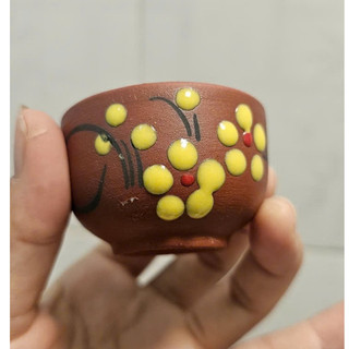 Chén -  ly trà đất nung (không có ấm)