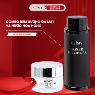  Combo Kem Dưỡng Da Mặt Nhau Thai Và Nước Hoa Hồng Seimy 