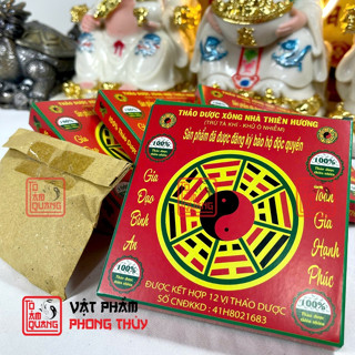 [Loại cao cấp] Thảo dược xông nhà phong thủy Huy Nguyễn giúp tẩy uế trừ tà xả xui chiêu tài lộc bình an may mắn-dạng bột