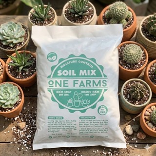  1kg đất trồng sen đá đất soilmix  trộn sẵn dùng cho Sen Đá cây mọng nước cao cấp và cây nội thất để bàn mini 
