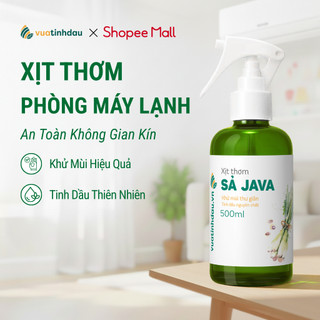 Xịt Thơm Phòng Điều Hòa VUATINHDAU Cho Phòng Ngủ 300/500ml - Tinh Dầu Thiên Nhiên, An Toàn Cho Bé