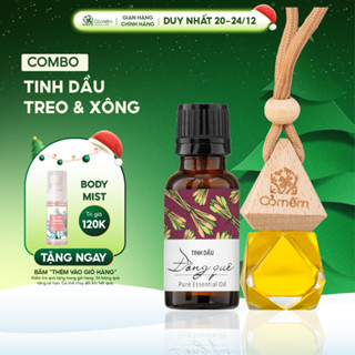  Combo Tinh Dầu Treo Và Tinh Dầu Refill Nguyên Chất Từ Thiên Nhiên Cỏ Mềm 