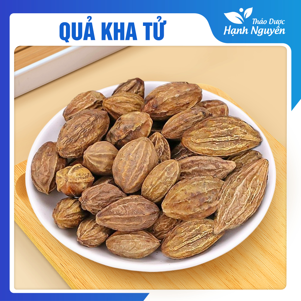 Quả kha tử 100g, hỗ trợ giảm ho, đau họng, mất tiếng, tiêu đờm, dùng nấu siro cho trẻ nhỏ