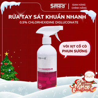  Xịt cổ cò nước rửa tay khô sát khuẩn THA HANDRUB tiện lợi thơm mát chai 500ml 