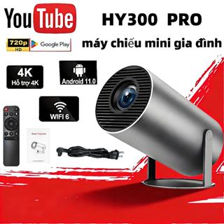 Máy Chiếu Mini HY300 Full HD1080P–Hỗ Trợ 4K–Android11 – Loa 3W – Chiếu 130 Inch – Xem Phim Gia Đình