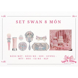 (Sẵn HCM) Set Quà Tặng Swan/Cupid/Gấu Flower Knows Chính Hãng