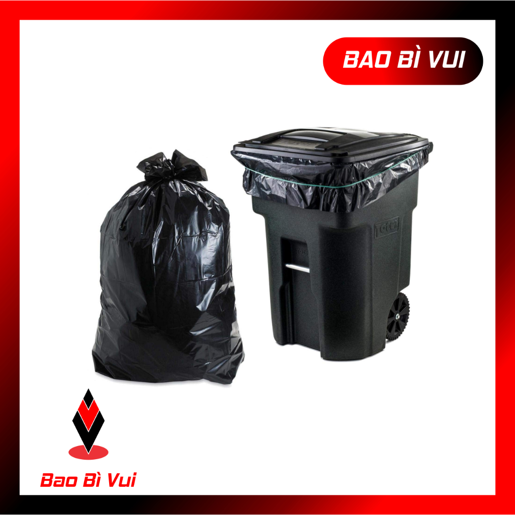 Túi đen cỡ lớn - BAO BÌ VUI