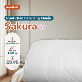  Ruột Chăn Hè Sakura Osaka Mịn Decor Ruột Chăn Hè Thu Bông Kháng Khuẩn Kích Thước 2mx2m2 