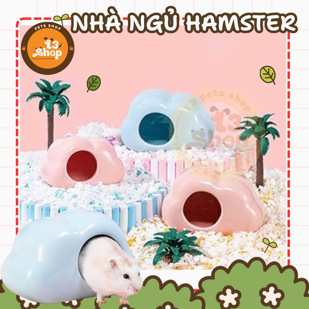 Nhà sứ đám mây (Cloud ) mát mẻ dành cho hamster - T3 PETS SHOP