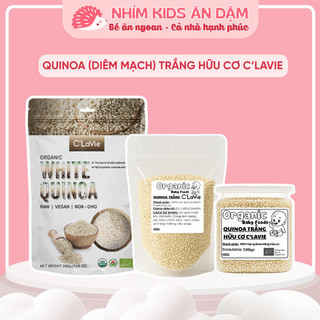 Hạt diêm mạch quinoa trắng hữu cơ c'lavie | giàu protein – không gluten