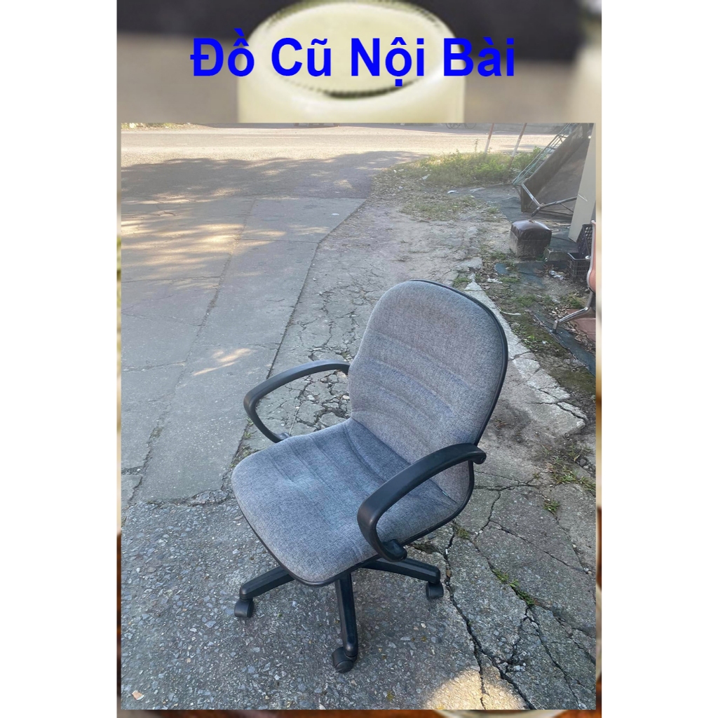 [Mới 95%] Ghế Xoay Văn Phòng Cũ - Ghế Xoay Lưng Trung 190