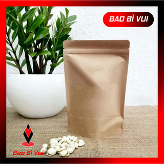  Túi zip giấy kraft đáy đứng tráng nhôm MPET - BAO BÌ VUI 