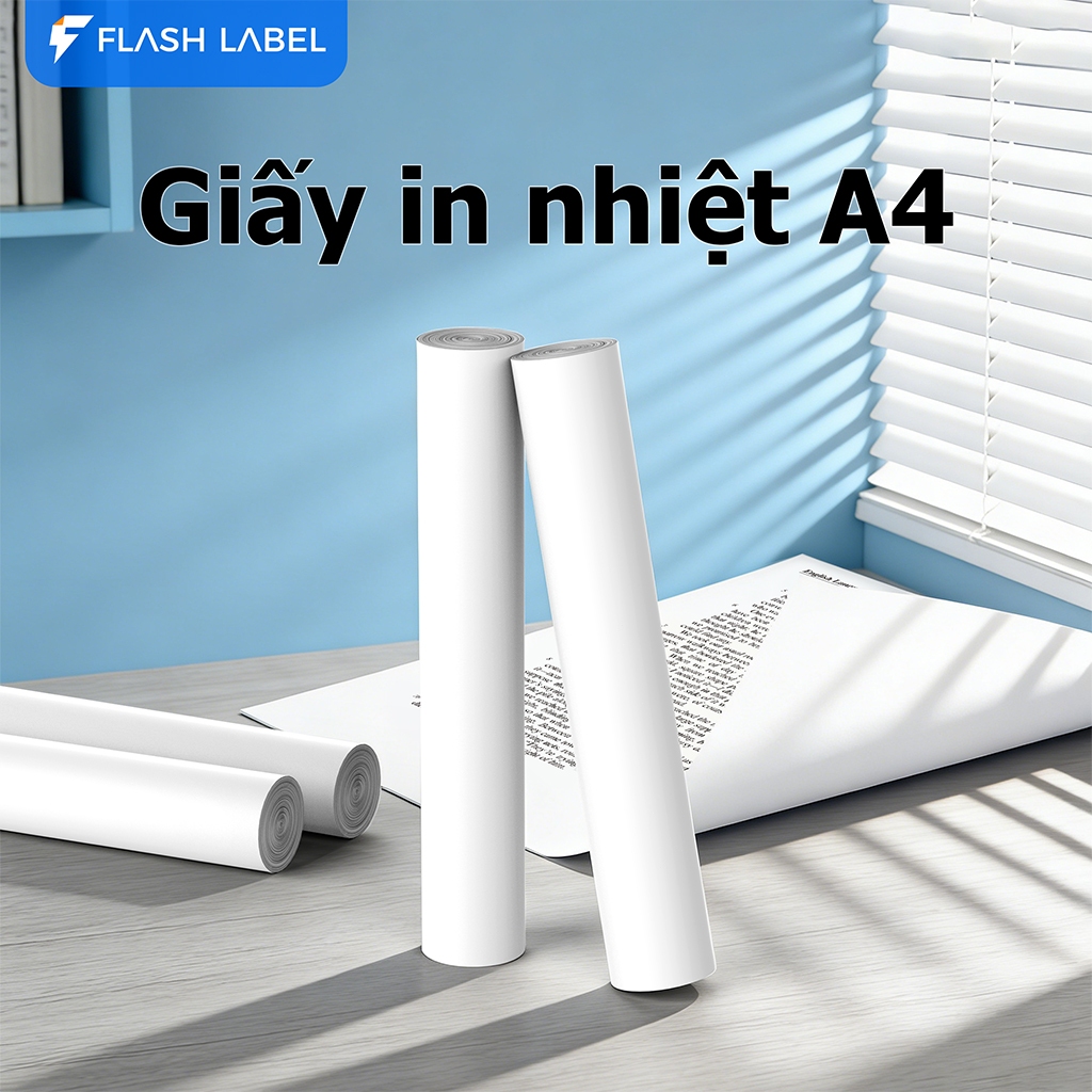 Giấy nhiệt A4 210 * 300mm Thermal Printer Paper Printing Paper Quick-dry A4 Printing Paper Quick-dry