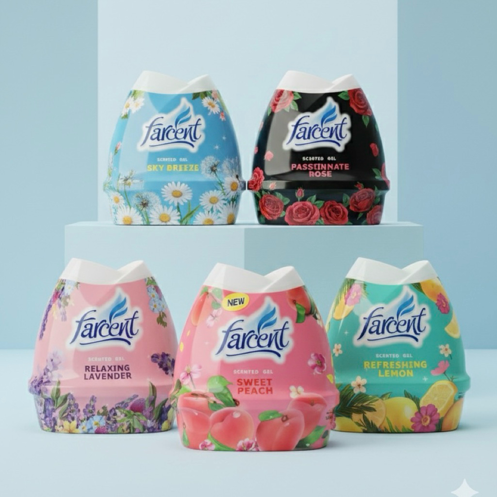 Sáp Thơm Farcent hộp vuông 200g