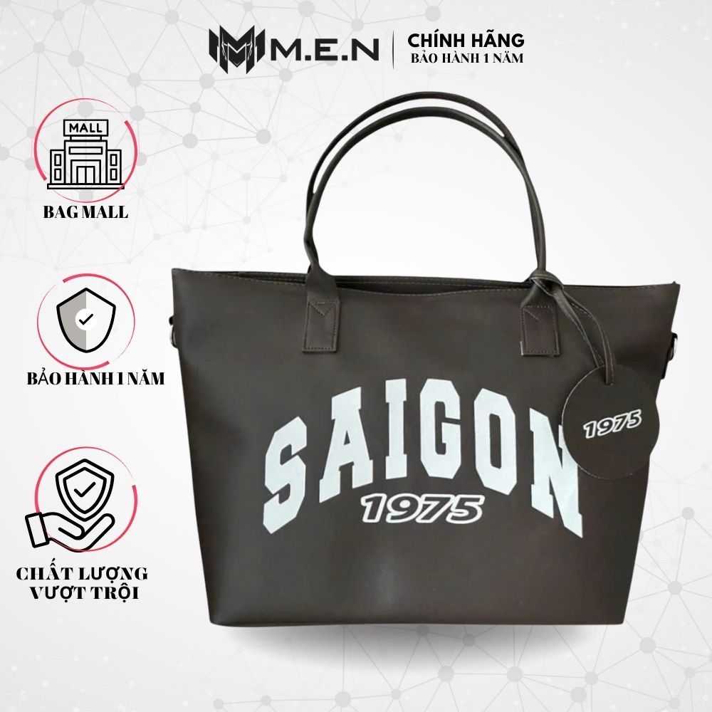 Túi quai xách văn phòng công sở cỡ Lớn Sài Gòn 1975 unisex sang chảnh tiện nghi [VIDEO THẬT]
