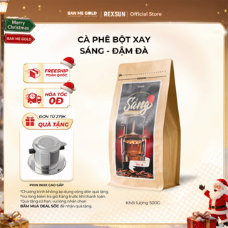   TẶNG PHIN  Cà Phê Gu Đắng Đậm Đà - 100% ROBUSTA & ARABICA - 250g 500g - Cafe Hạt Nguyên Chất Ban Me Gold 