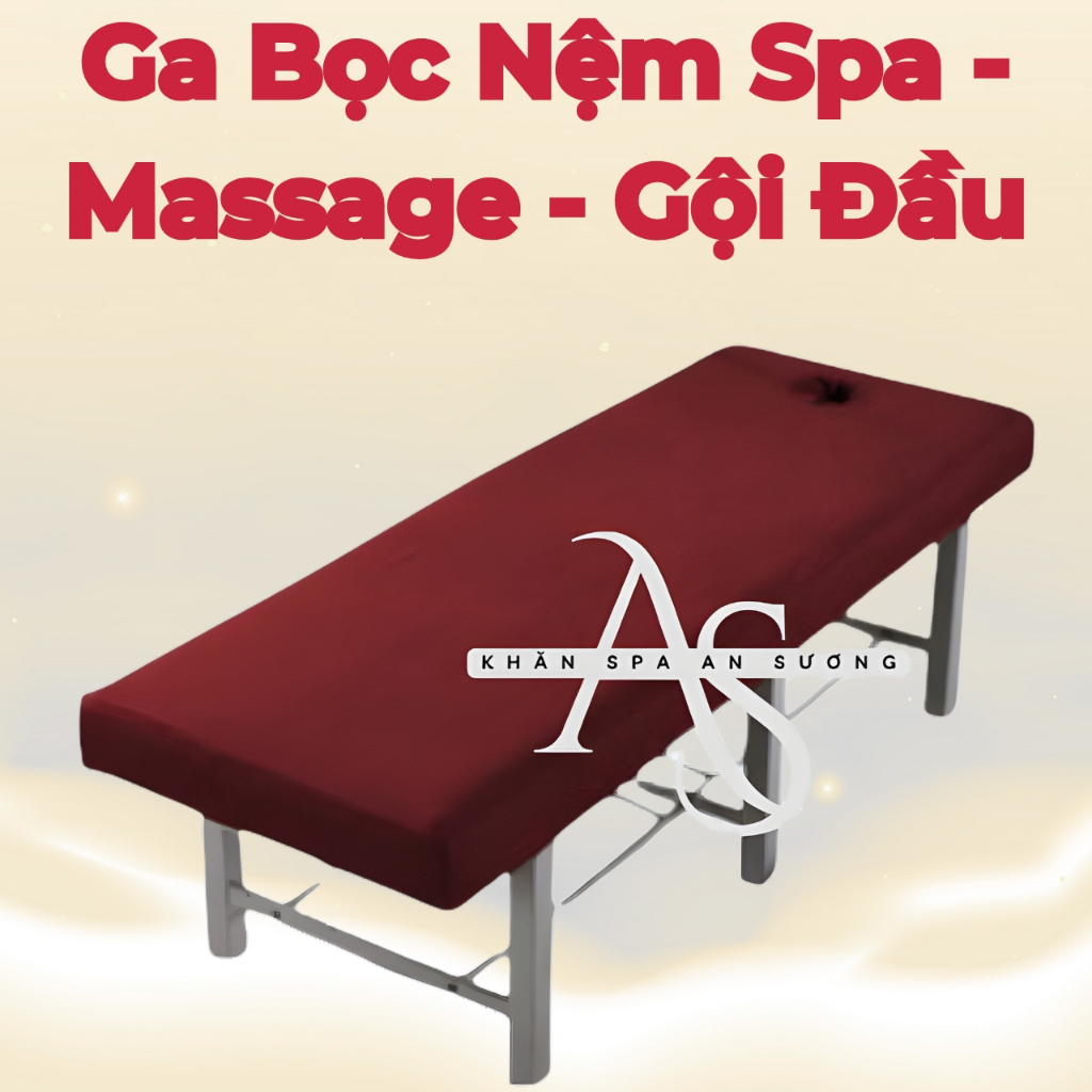 GA BỌC NỆM GIƯỜNG SPA, GỘI ĐẦU| thun kate dày