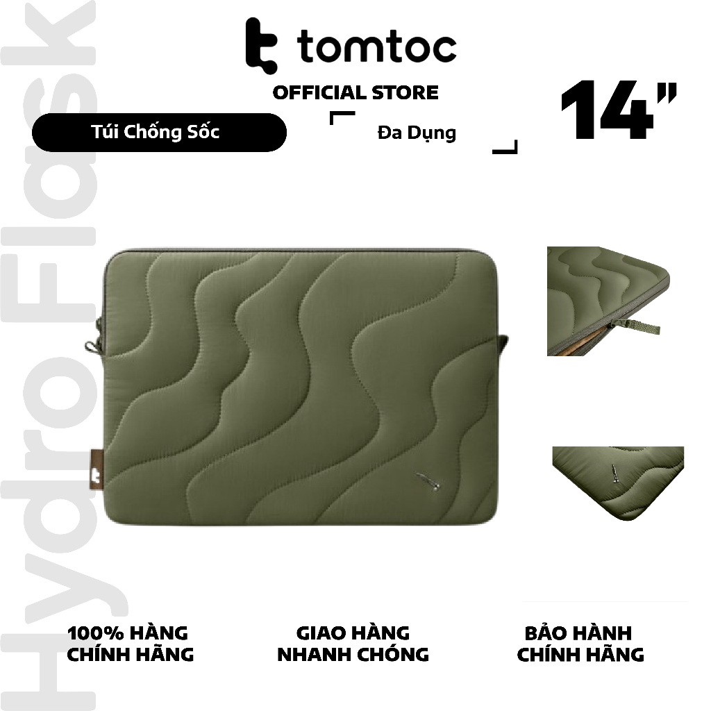 Túi Chống Sốc Tomtoc (USA) Terra For Macbook/Laptop 14" - A27D2