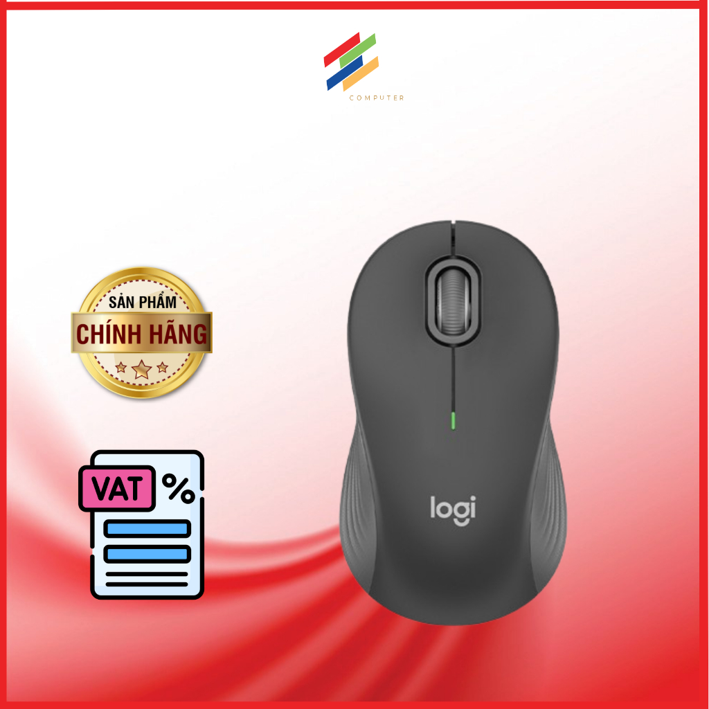 Chuột không dây Logitech Signature M550 Graphite (Bluetooth/USB) - Hàng chính hãng bảo hành 1 năm